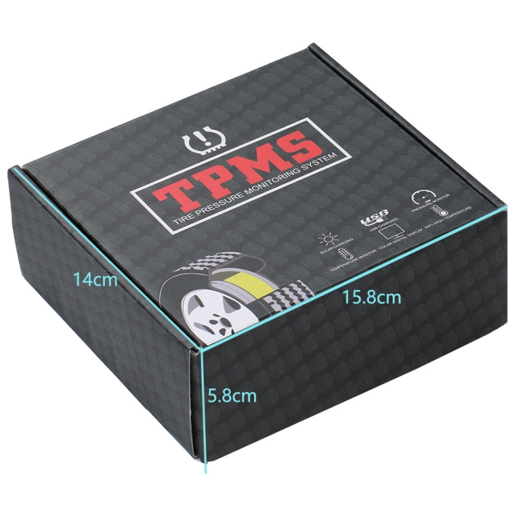 TPMS tire pressure monitoring system retail box, black with red logo
