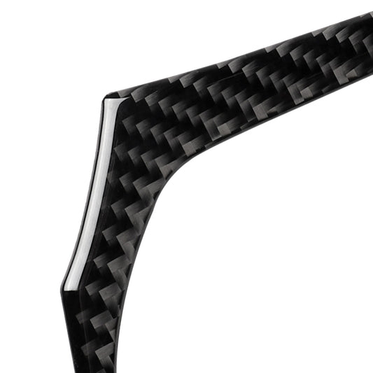 2 in 1 Car Carbon Fiber Steering Wheel Below Decorative Sticker for BMW G01 X3 2018-2020 / G02 X4 2019-2020, Left and Right Drive Universal, Steering Wheel Below
