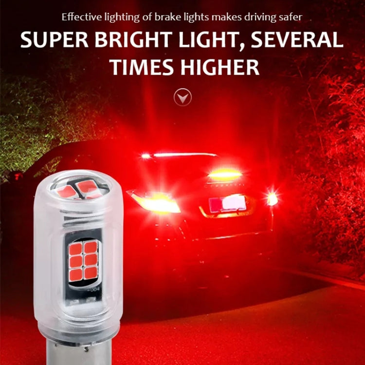 LED 1156 turn signal bulb with red LED chip array