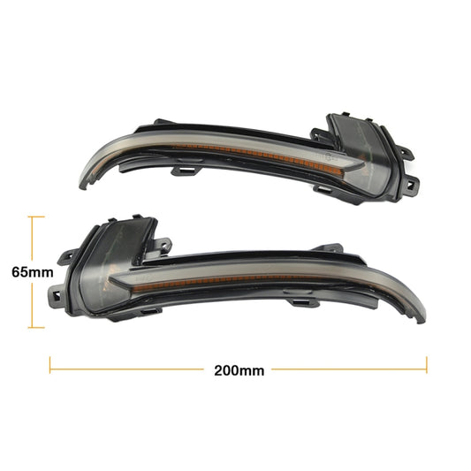 1 Pair For Audi A4 B8.5 Car Dynamic LED Turn Signal Light Rearview Mirror Flasher Water Blinker, For Audi A4 B8.5