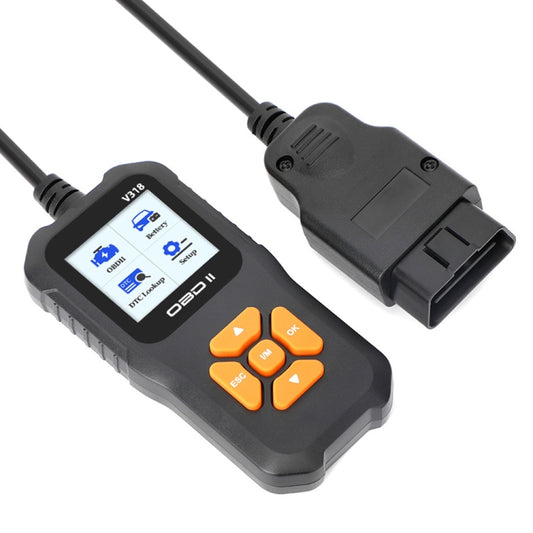 V318 Car OBD2 Color Screen Diagnostic Tool Code Reader, V318