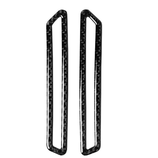 2 in 1 Car Carbon Fiber A-pillar Air Outlet Panel Decorative Sticker for Alfa Romeo Giulia 2017-2019, Left and Right Drive Universal, A-pillar Air Outlet