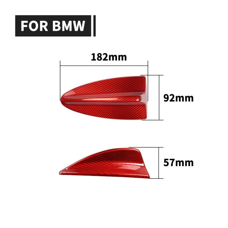 BMW antenna cover dimensions: 182mm length, 92mm width, 57mm height