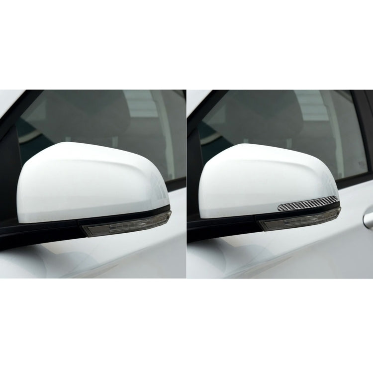 Rearview mirror anti-collision strips shown on two side mirrors