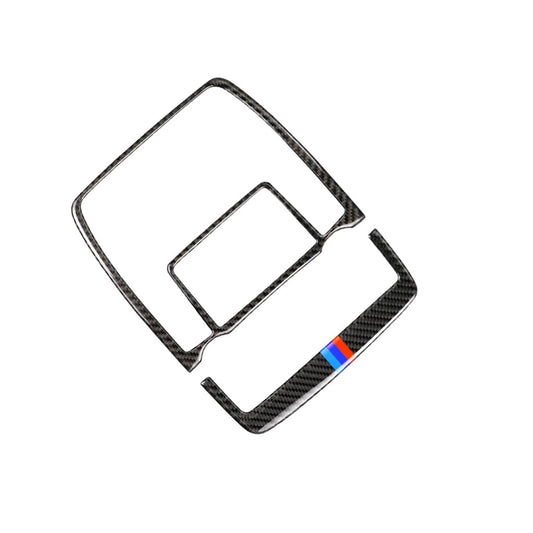 2 in 1 Car Carbon Fiber Tricolor Reading Light Decorative Sticker for BMW E70 X5 / E71 X6 2008-2013, Left and Right Drive Universal, Reading Light(Tricolor)