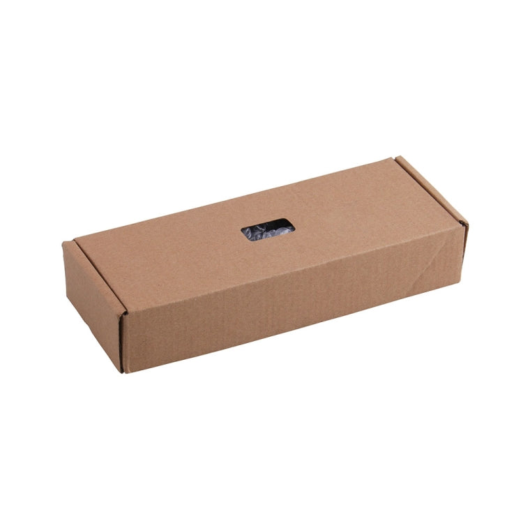 Brown cardboard shipping box for belt removal tool