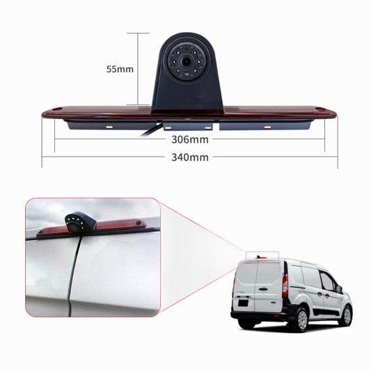 PZ461 Car Waterproof High Position Tail Light Brake Light View Camera for Mercedes Benz / Volkswagen, PZ461