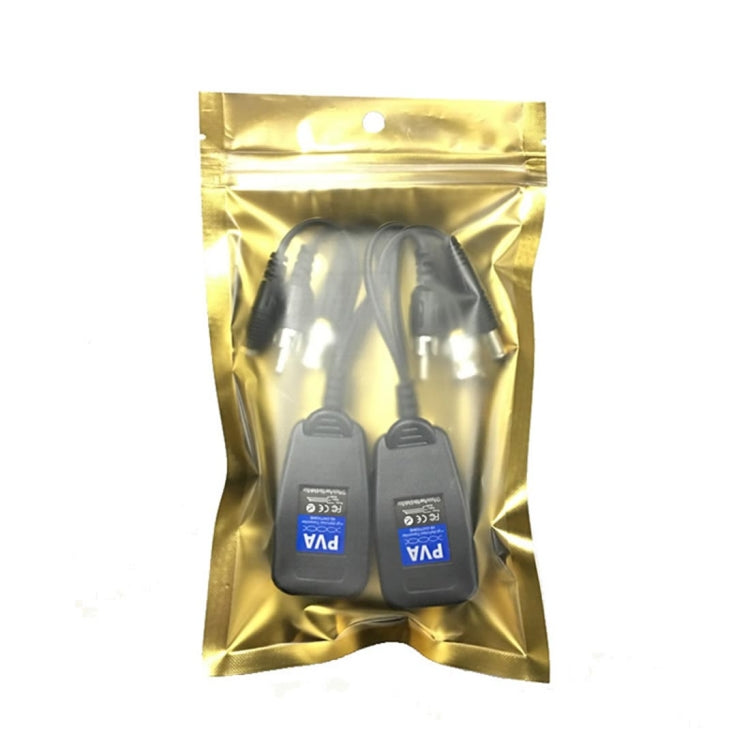 Two balun transceivers sealed in a gold protective bag