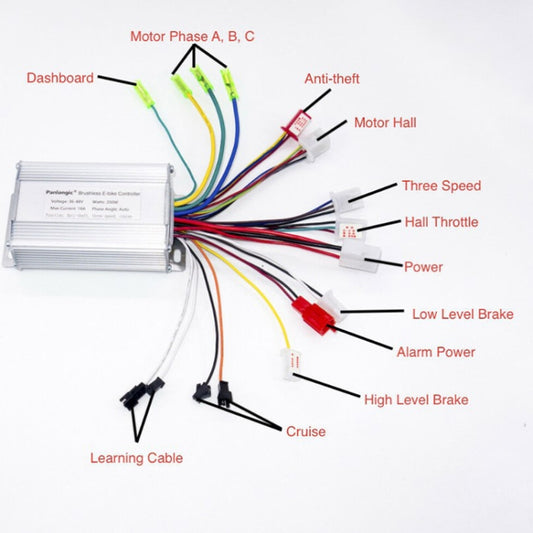36V-48V 350W Electric Vehicle Controller, 36V-48V 350W