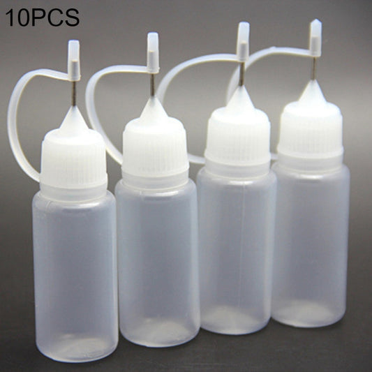 10 PCS PET Pinhole E-cigarette Oil Bottle Capacity: 5ml, 5ml