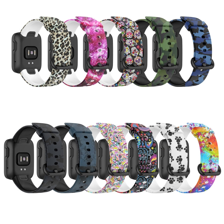 Silicone Printing Replacement Watchband, For Xiaomi Mi Watch Lite / Redmi Watch