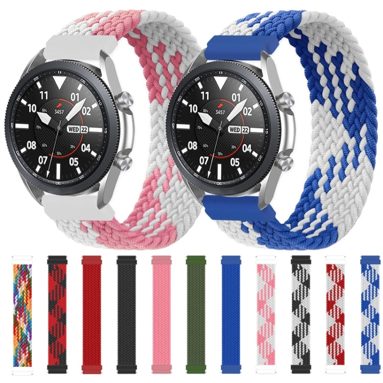 For Garmin Vivoactive 3 Adjustable Nylon Braided Elasticity Replacement Strap Watchband, 125mm, 135mm, 145mm, 155mm, 165mm