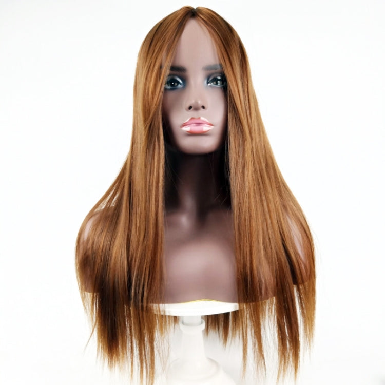 Centre-parted Long Straight Wig Headgear for Women