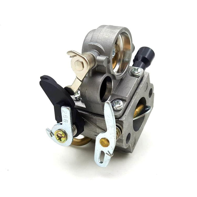 Chainsaw carburetor with choke arm and mounting bracket, for Stihl MS181