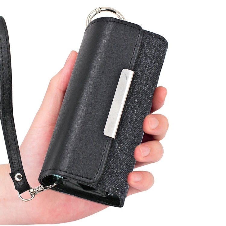 E Cigarette Portable Leather Storage Bag for IQO 3.0 / 3.0 DUO