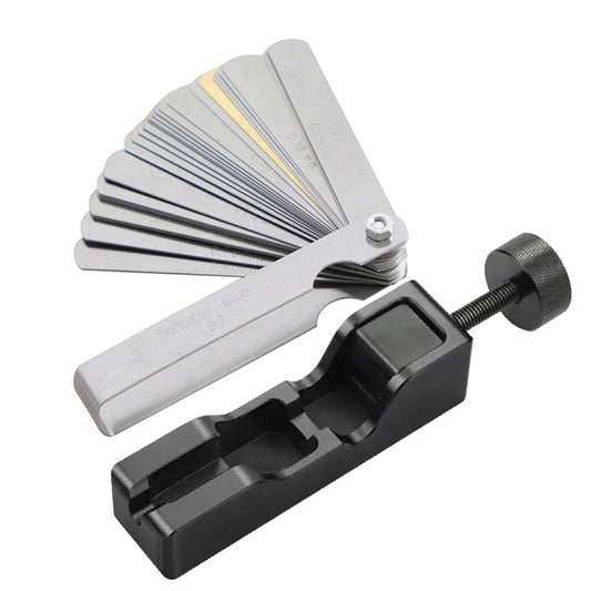 Car Universal Spark Plug Gap Tool with Feeler Gauge for Most 10mm 12mm 14mm 16mm Spark Plugs, with Feeler Gauge (Red), with Feeler Gauge (Black)