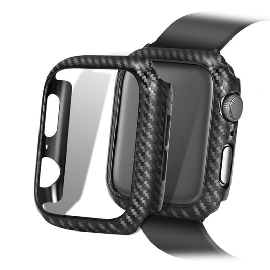PC Carbon Fiber Frame Watch Case, For Apple Watch Series 9 / 8 / 7 41mm, For Apple Watch Series 9 / 8 / 7 45mm