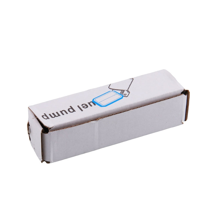 Diesel fuel pump retail packaging box with printed label