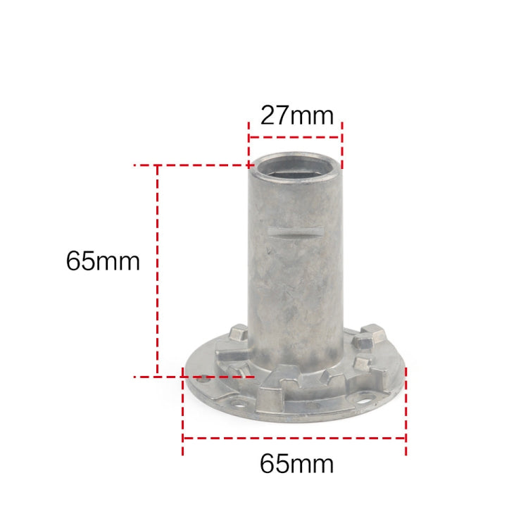 Metal rearview mirror bracket bushing with 65mm and 27mm measurements