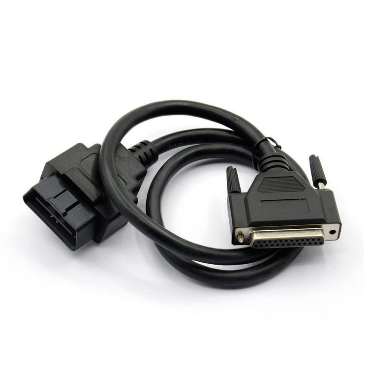 Repair tool adapter cable with black plugs and D-sub connector