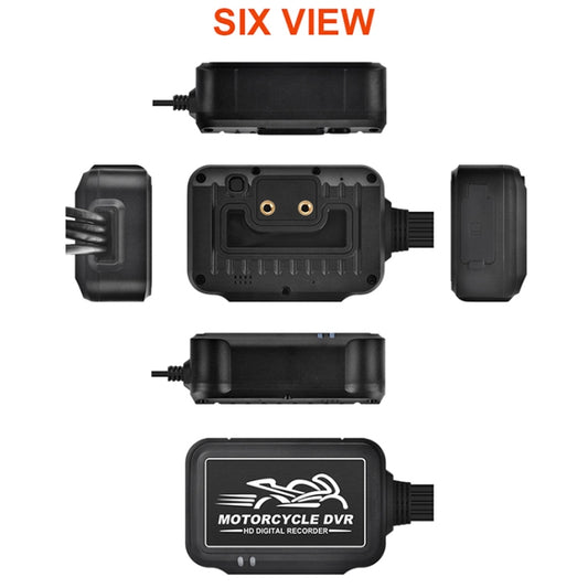 SE3 Dual AHD 1080P Waterproof HD Motorcycle DVR, Support TF Card / Cycling Video / Parking Monitoring, SE3