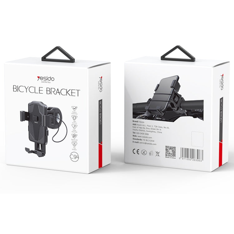 Yesido C94 Bicycle / Motorcycle Elastic Clip Phone Navigation Bracket, C94