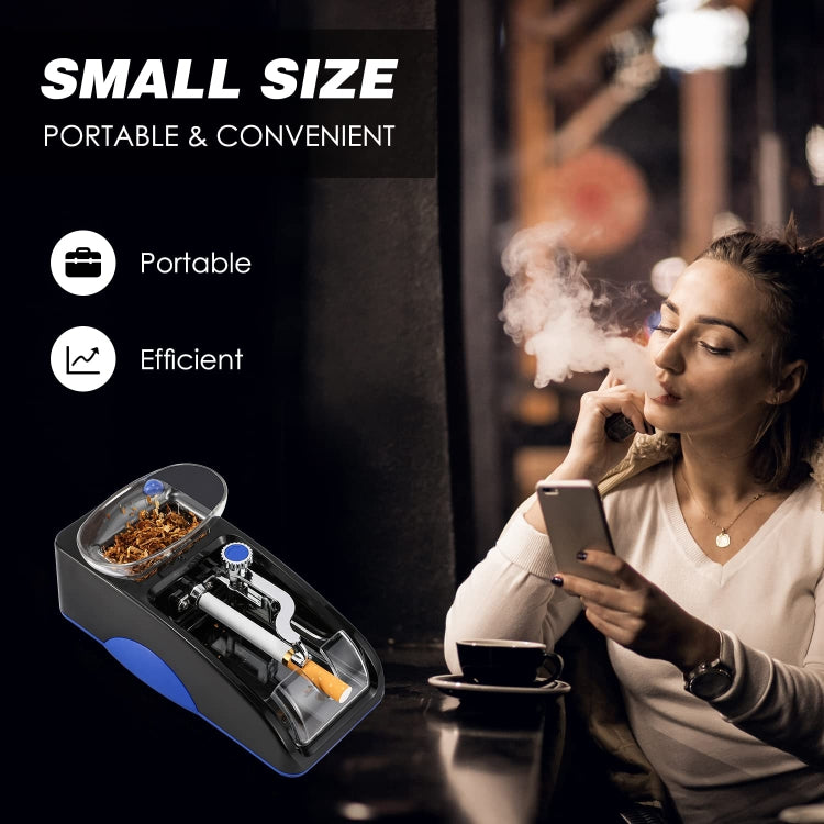 Automatic Electric Cigarette Rolling Machine Cigarette Injector Maker, Diameter: 6.5mm, EU Plug, US Plug