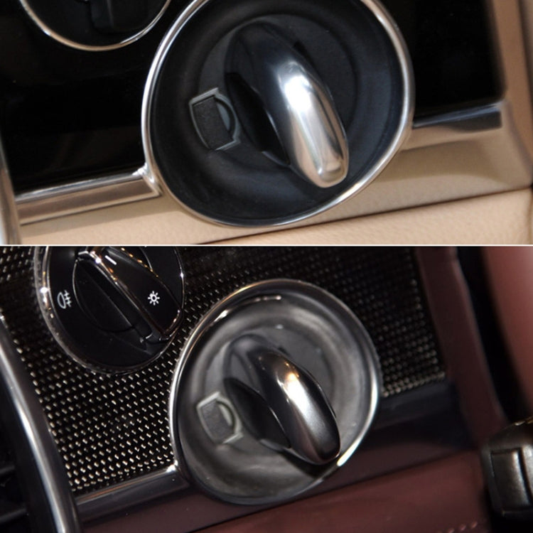 One-button start ignition switch button, black circular center