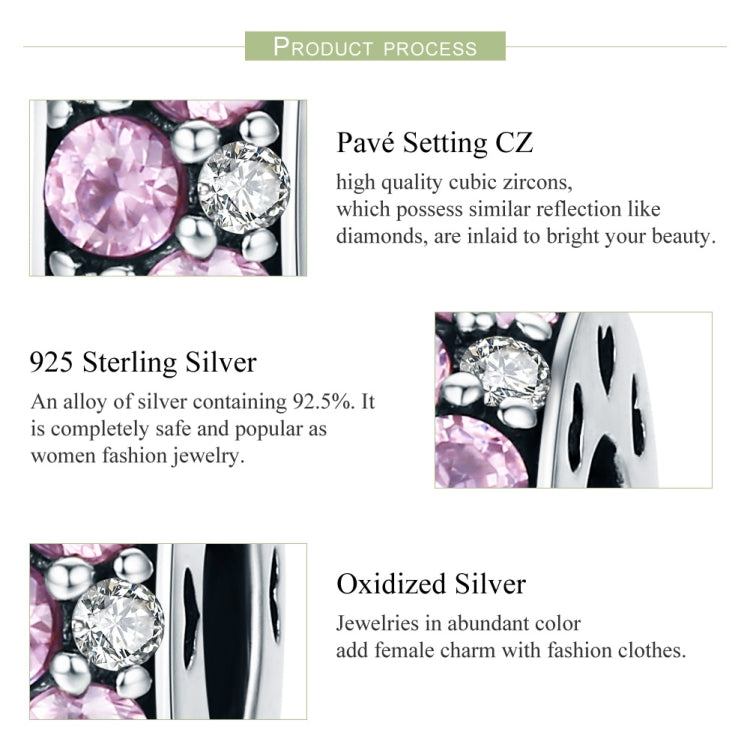 S925 sterling silver heartbeat bead bracelet process graphic with CZ and oxidized silver