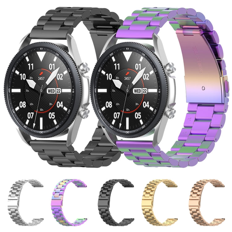 Three Stainless Steel Straps Disassemble The Meter & Ears, Size: 22mm, For Galaxy Watch 3 45mm