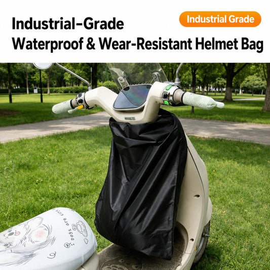 Riding Motorcycle Helmet Bag Large Capacity Anti-theft Storage Pack, Latch Lock
