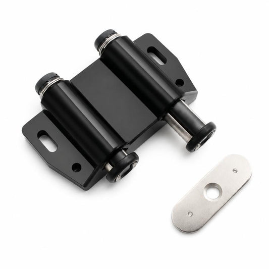 Handle-Free Push-To-Open Cabinet Door Latch, 202 Double Head Style Black, 202 Double Head Style Beige, 201 Single Head Magnetic Style Black, 201 Single Head Magnetic Style Beige, 222 Single Head Magnetic Style Black, 222 Double Head Magnetic Style Blac...