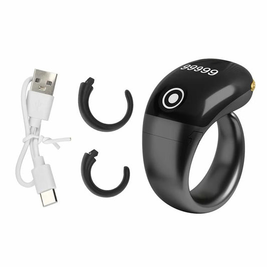 S7 Pro Adjustable Size Touch Smart Bluetooth Prayer Ring Counter, S7 Pro (Black), S7 Pro (Green), S7 Pro (Rose Gold)