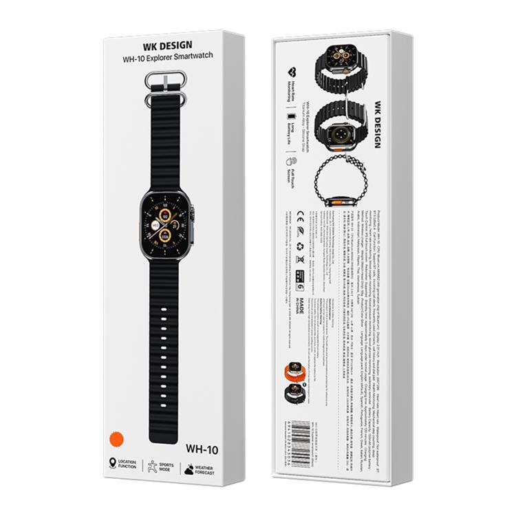 WK WH-10 Pathfinder Smart Watch, 2.01 inch, BT Call, Pedometer, Sedentary Reminder