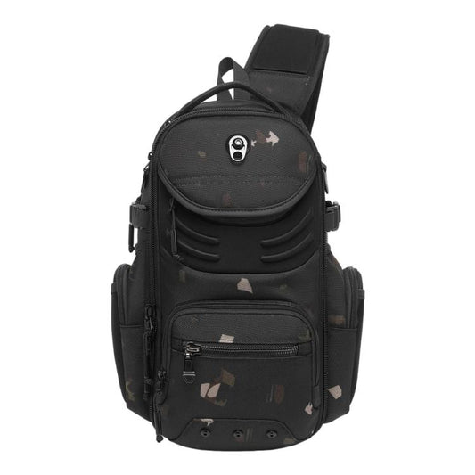 OZUKO Men 17L Large Capacity Multifunctional Outdoor Commuter Crossbody Chest Bag