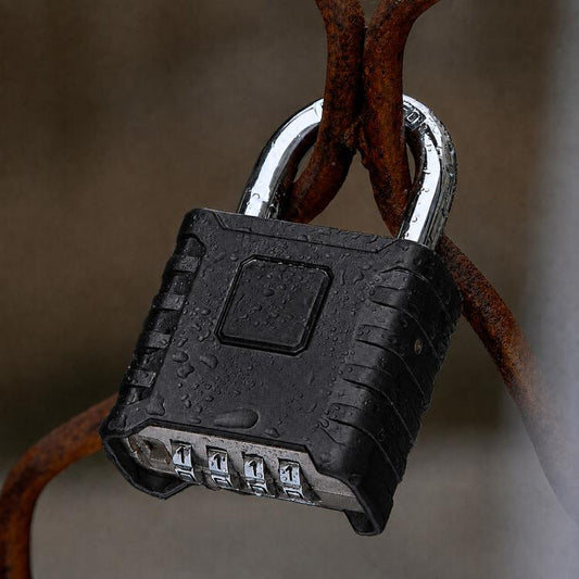 All-Metal Combination Padlock Heavy-Duty Lock for Warehouse & Garden Gate
