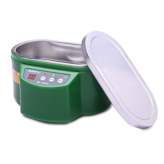BAKU BK-9050 30W / 50W Adjustable 0.6L LCD Display Ultrasonic Cleaner, AC 220V, BK-9050 30W / 50W 0.6L 220V Green, BK-9050 30W / 50W 0.6L 220V White