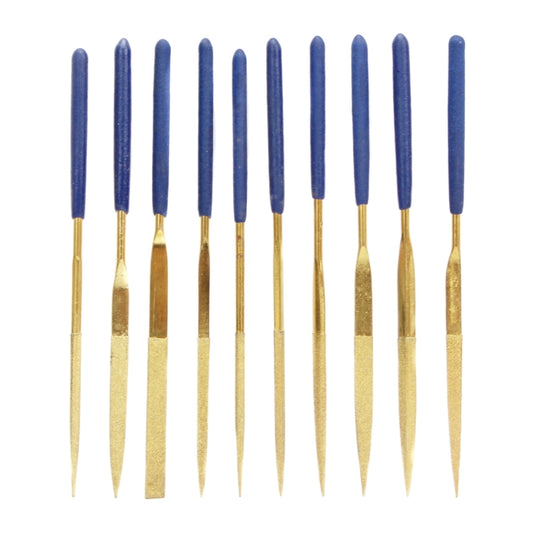 JF-170407 10 in 1 3x140mm Gold Plating Files Group Tool Set, JF-170407