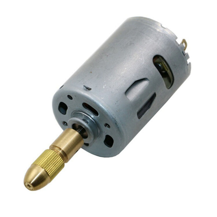 Metal and brass micro drill chuck with collet for twist bits