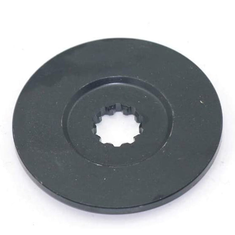 Metal blade fixing kit drive disc: black plate with splined center