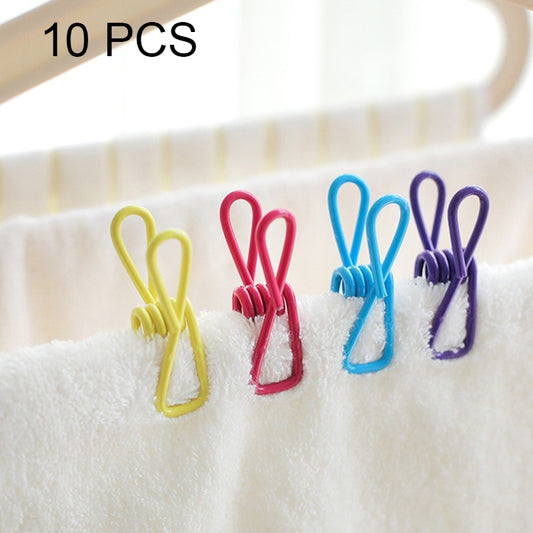 10 PCS Multipurpose Home Decor Clothe Photo Hanging Peg Clamps, Random Color Delivery, Hanging Peg Clamps