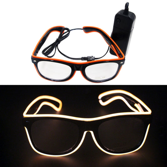 New Style LED Multi-color Fluorescent Glow Glasses EL Flashing Glasses, Sound Control Type, Random Color Delivery, Glow Glasses, Sound Control Type