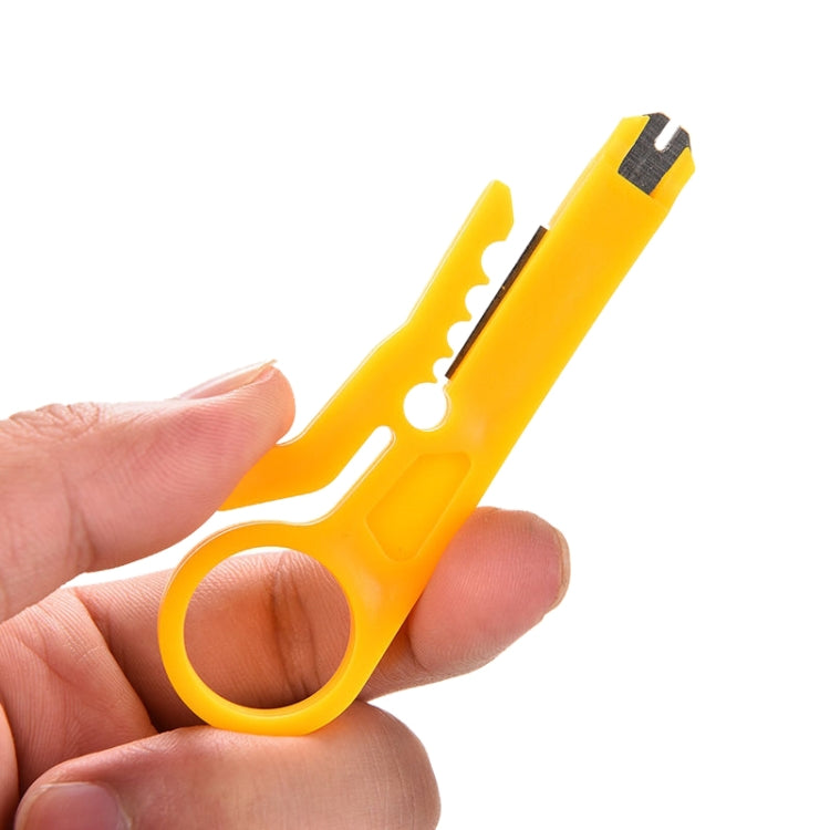 10 PCS Mini Cable Crimping Tool Punch Down Cutter for RJ45 Cat5 Network Cable, Data Telephone Cable, Computer UTP Cable, 10 PCS