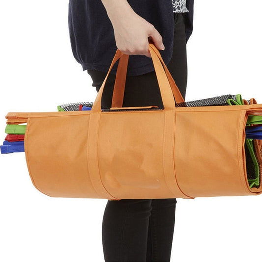 4 PCS / Set Supermarket Trolley Bags Non-Woven Portable Shopping Bags, Shopping Bags