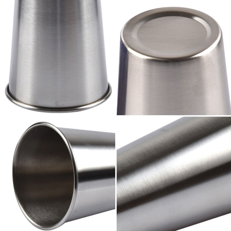 70ml Single Wall Electropolished Stainless Steel Brief Wine Cup(Silver), 70ml