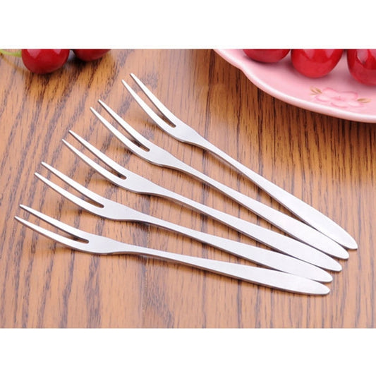 10 PCS Stainless Steel Fruit Fork Creative Environmental Small Fruit Prong, 10 PCS Fruit Fork