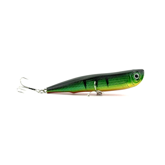 HENGJIA Artificial Fishing Lures Popper Bionic Fishing Bait with Hooks, Length: 10.5 cm, Random Color Delivery, Length: 10.5 cm