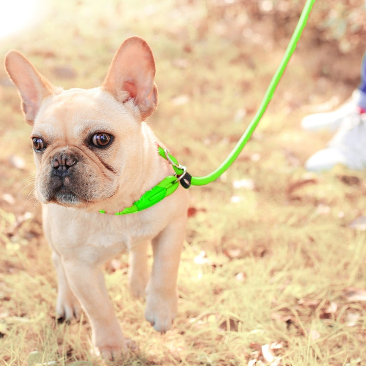 Pet Dog Training Traction Rope Reflective Light Leash with Bold Handle, Training Traction Rope