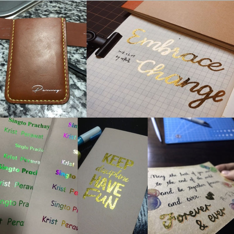 50pcs / Pack A4 Size Foil Papers, Random One Color Delivery, A4 Size Foil Papers