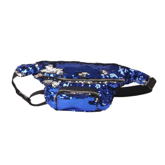 Sequins Waist Bag Double Color Makeup Bag Mermaid Purses Chest Pack Women Girl Travelling Mobile Phone Bag